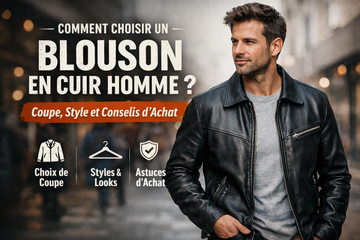 Comment Choisir un Blouson en Cuir Homme ? – Coupe, Style et Conseils d’Achat