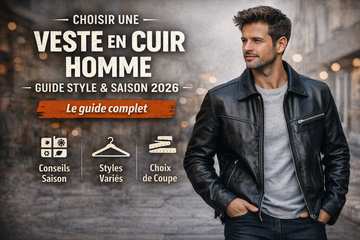 Choisir une Veste en Cuir Homme – Guide Style & Saison 2026