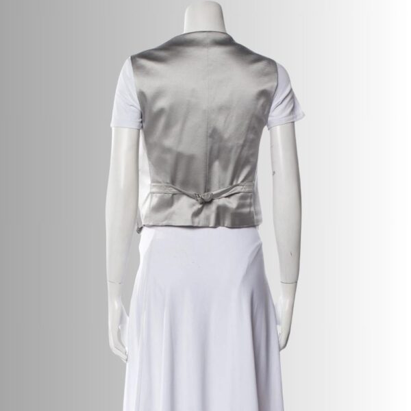 Gilet Argente Femme
