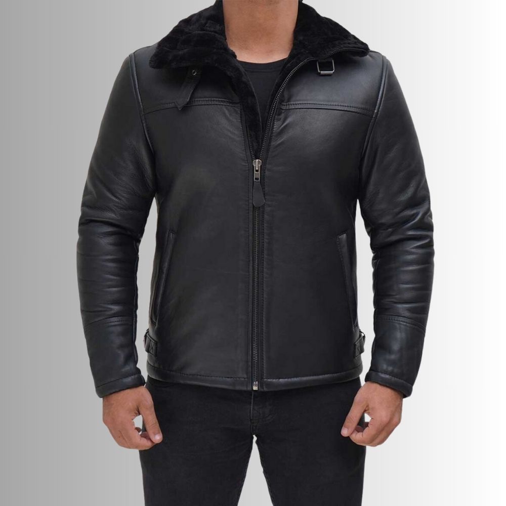 Blouson Bombardier Noir Homme