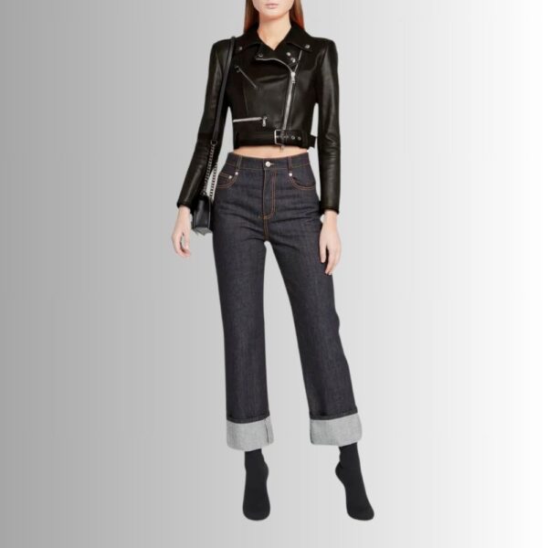 Perfecto Noir Femme - Courte