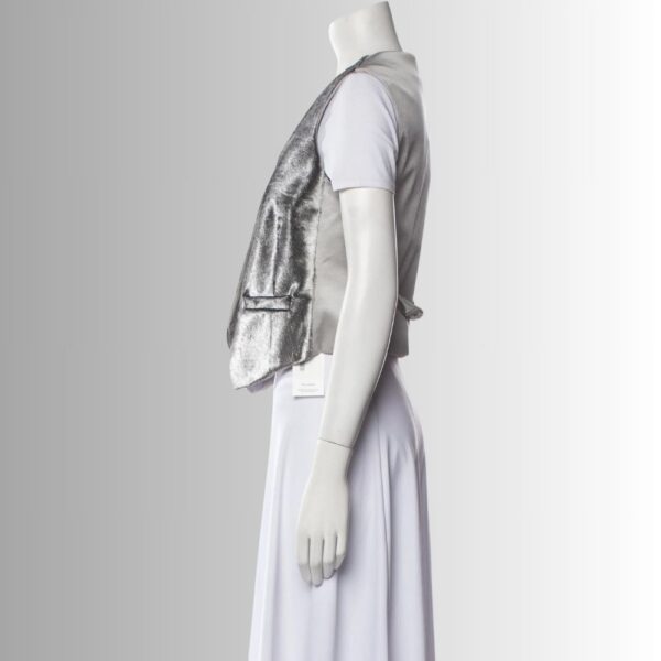 Gilet Argenté Femme