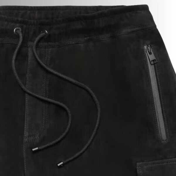 Pantalon Daim Homme - Noir