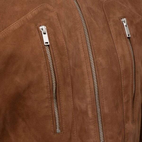 Veste Marron Daim Femmes