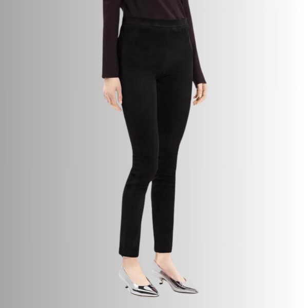 Pantalon Femme Daim - Noir