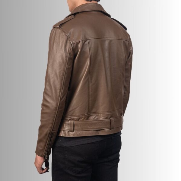 Perfecto Marron Homme - Vue Arrière