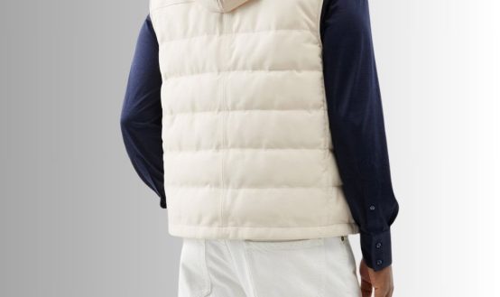 Gilet Blanc Homme Derrière